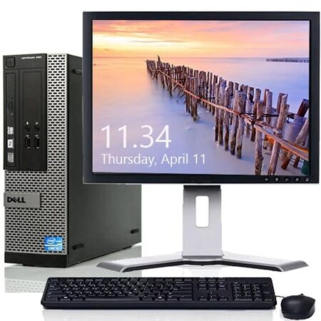 Dell Optiplex 3010 Desktop Tower Intel Core I5, 4GB Ram 500GB HDD With Screen Full set 19 inch. Refurbished