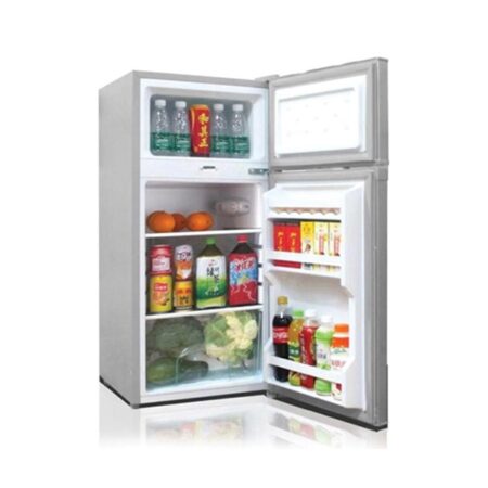 Kodtec Double Door Refrigerator 110L – K T-110FR, Silver