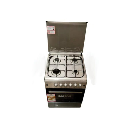 WESTPOINT 60x60cm 4 Gas burner Plate & Oven Grill – INOX – WCER6640G0I