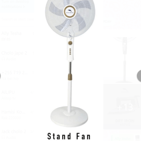 Dolphin Stand Fan 1840