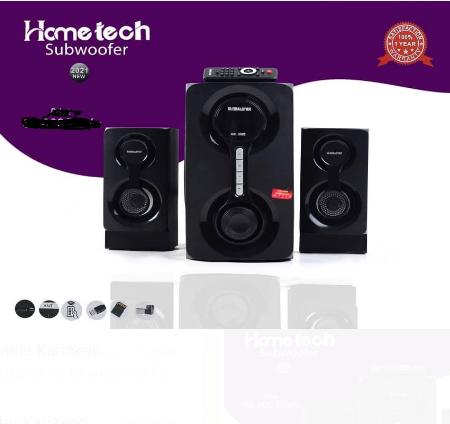 Home Tech Subwoofer Tape C