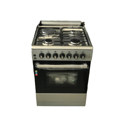 Delta Cooker 3 Gas Burners + 1 Electric Plate, Oven & Grill, 60x60cm - DGC-6031