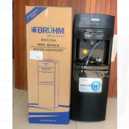 Bruhm Water Dispenser Taps With Bottom Cabinet (Black) - BDS-1169