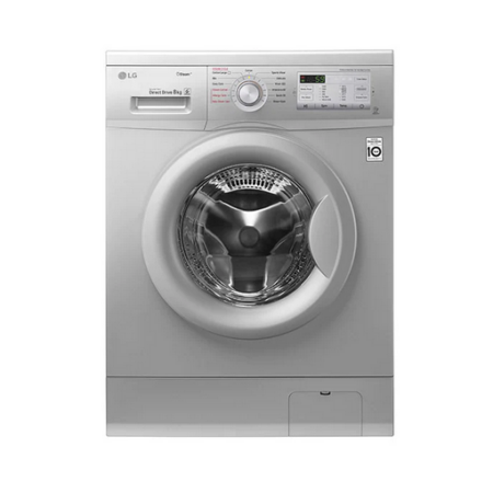 LG Washing Machine Front Load 8kg Silver - FH4G7TDY5