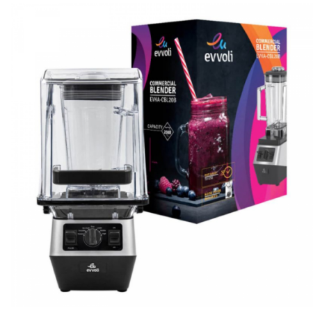 Evvoli Commercial Blender 2L Plastic Jar 2200W Ice Crusher EVKA-CBL20B