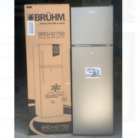 Bruhm Refrigerator 275L - BRD-275B