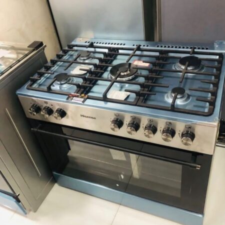 HISENSE 90CM GAS ELECTRIC STAINLESS STEEL STOVE - HFS905GES