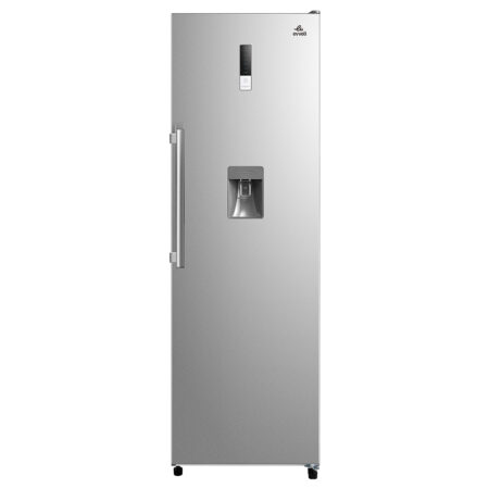 Evvoli Silver Upright Single Door Refrigerator 350L – EVRFM-U350MFSS