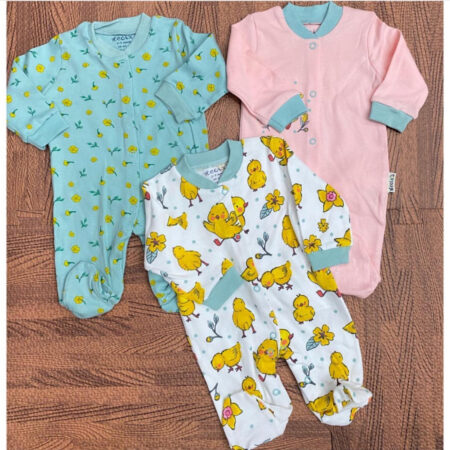 Baby Sleepsuit 0-9m 3pc