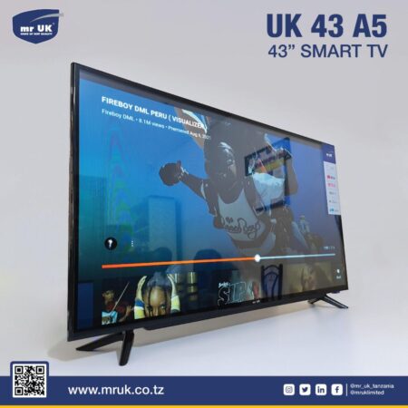 Mr UK 43 inch Smart TV Double Glass