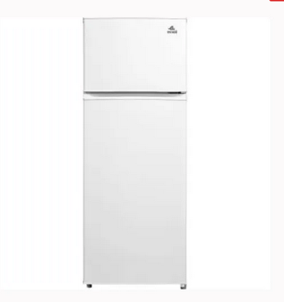 Evvoli White Double Door Refrigerator 294L – EVRFM-294-LW