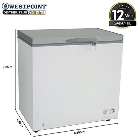 WESTPOINT Single Door Chest Freezer 240L - WBEQ2414.GWL