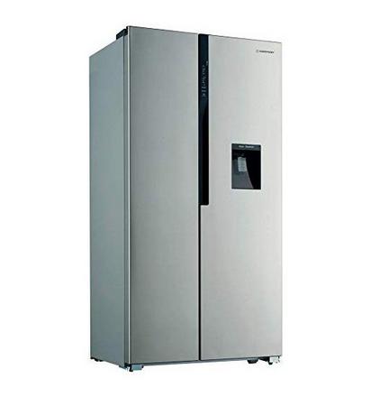 Westpoint Refrigerator Side By Side 552-Liter with Water Dispenser & Stainless Steel Finish Model - WSKN-5517-ERWDI