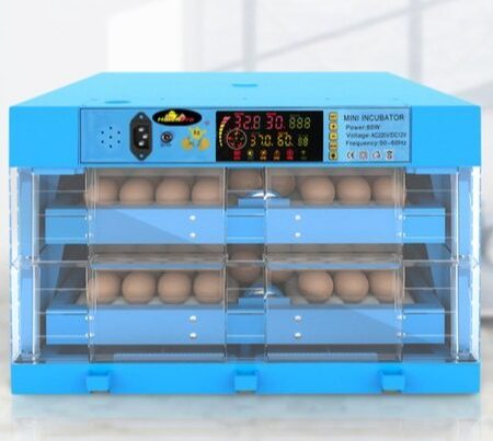 HatchPro 56 Eggs Rolling Type Tray Automatic Eggs Incubator Small Egg Hatching Machine