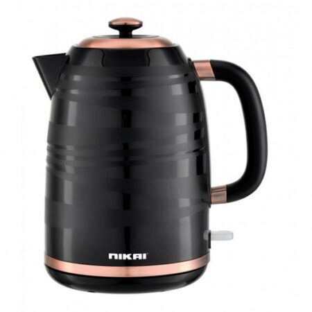 Nikai Kettle 1.7L 1850/2200w NK244P - Black & Bronze