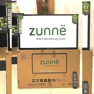 Zunne Led TV inch 32 Double Glass