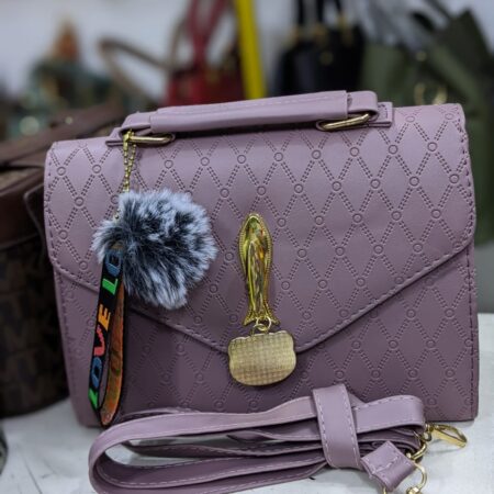 Classic Handbags Purple Colour