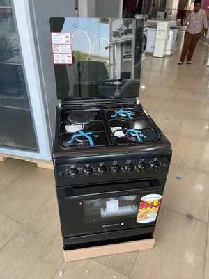 WESTPOINT COOKER WCER5531 50x55 3Gas+1Elec with Elec Oven Grill, Thermostat, oven light, Full ignition, timer, rotisserie, glass lid