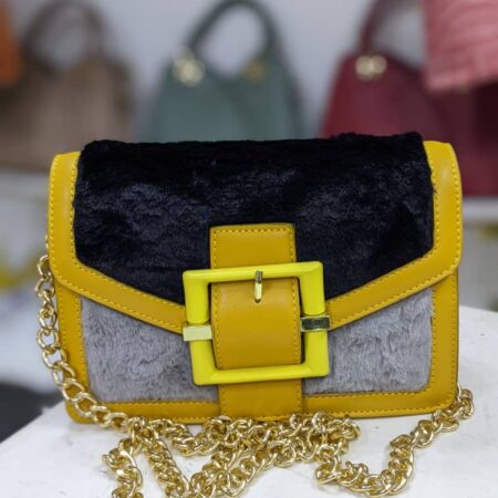 Classic Handbags Yellow Colour