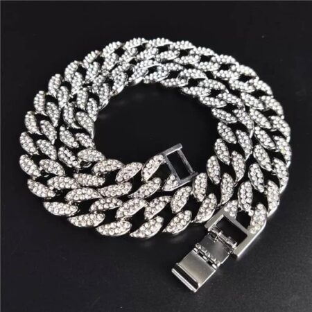 Classic Cuban Chain Silver Colour