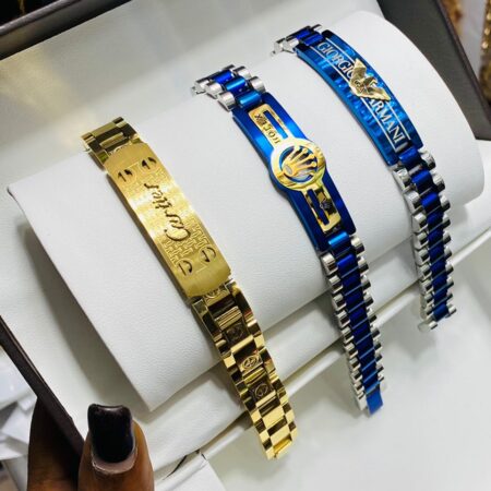 Classic Rolex Bracelet Blue & Gold Colour