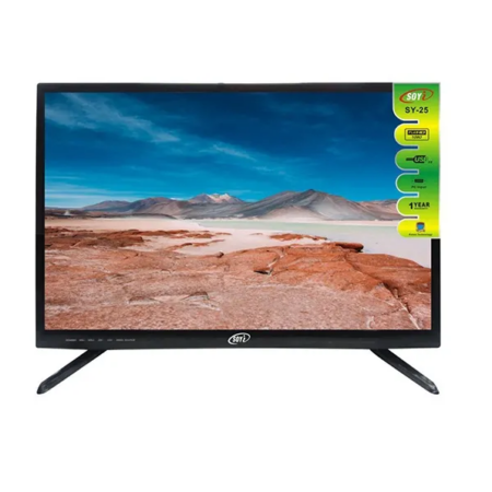 SoyiPro Plus 25 Inch HD Frameless LED Television, Double Screen - SY-25A1
