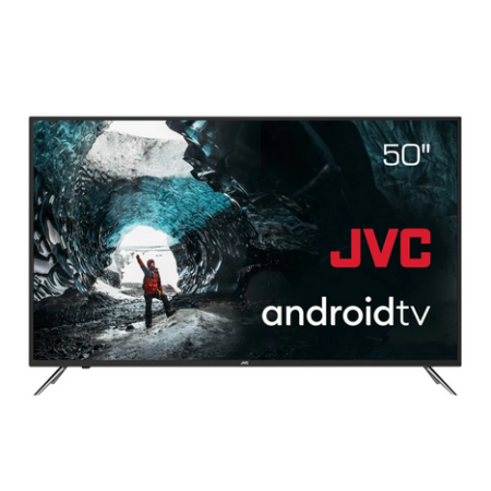 JVC 50” 4K UHD LED Smart Android TV Flameless