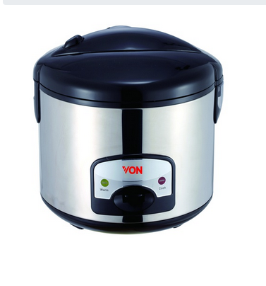 Von VSRM18MGX Rice Cooker Silver 1.8L