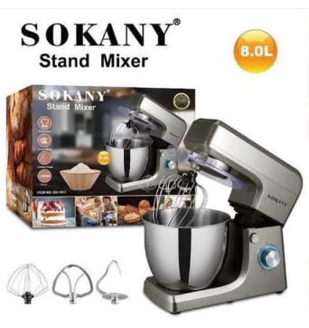 Sokany Stand Mixer Blender litre 8 (INAMICHAPIO 3,INAKANDA KG 3.5)