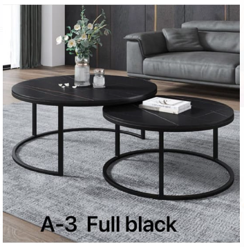 Coffee Table Double A-3 Black Colour