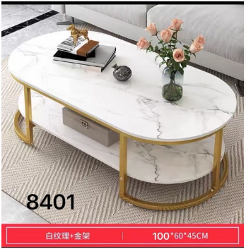 Coffee Table Mable White Colour