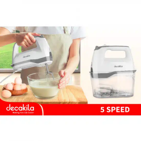 Decakila Hand Mixer 250W 6 Speed with Turbo - KEMX011W