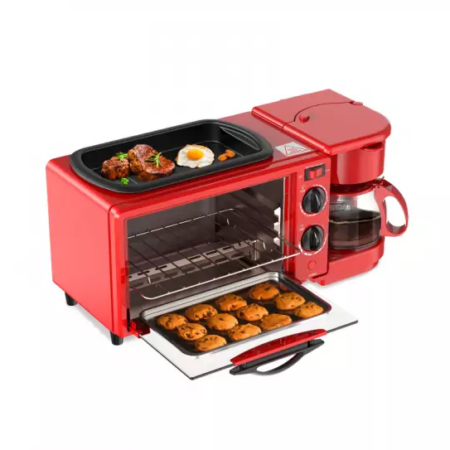 Decakila Breakfast Maker 1050W 3 in 1 Multi Function 9L Oven - KEEV003R