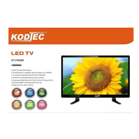 Kodtec 21 Inch TV,Super Slim Design – KT-2102SD