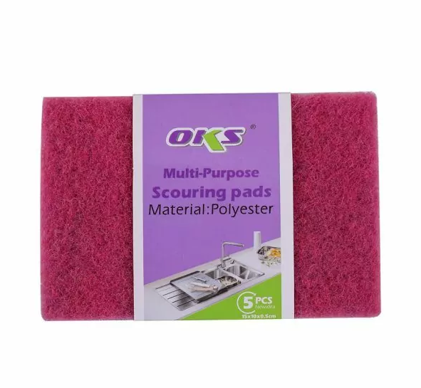 Oks Scouring Pad Multi-Purpose 5pcs 15x10x0.5CM 420-5