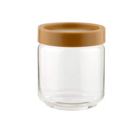 Ocean Pop Jar Stax Brown Lid 500ml 5B02517G9601