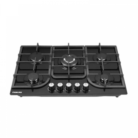 Nikai Gas Built In Steel Hob 5 Burner NGH55G