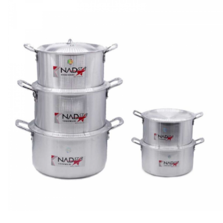 Nadstar8 Cooking Set with Lid 5pc 6x10