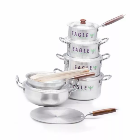 Nadstar8 Aluminium Casserole Eagle Gift Set 15pcs