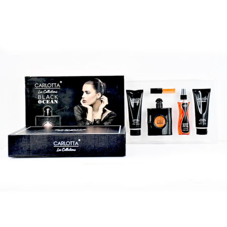 Carlotta Black Ocean 5-Pieces Gift Set For Women