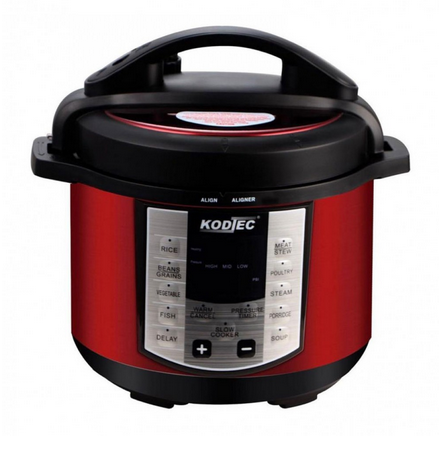 Kodtec Electric Pressure Cooker 5L Red,KT-166A-R