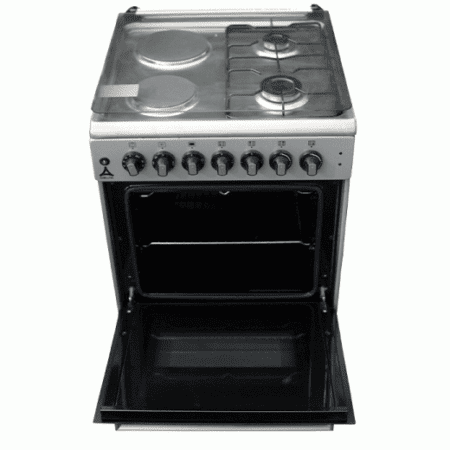 Delta Cookers 60x60cm Electric Oven & Grill 2 Gas 2 Electric Inox DGC-6022.I