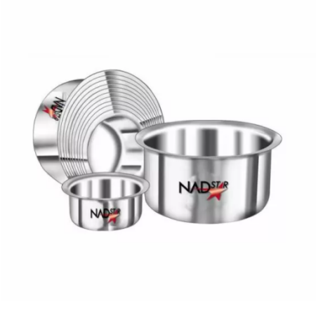 Nadstar8 Aluminium Sufuria 8pcs No Lid 12-19