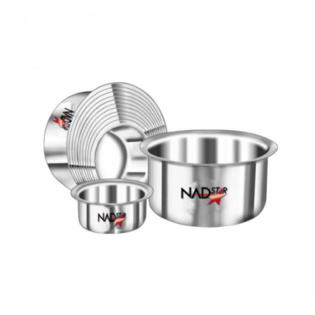 Nadstar8 Aluminium Sufuria 7pcs No Lid 24-25-26-27-28-29-30