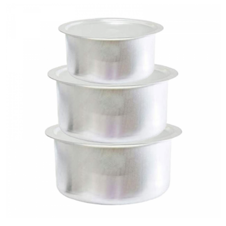 Nadstar8 Aluminium Sufuria 3pcs with Lid 34-36