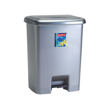 Lionstar Dustbin 25L Square Step C-32, Gray