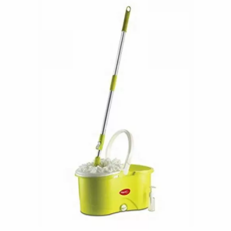 Pigeon Spin Mop Bucket 7L Clean Easy Extra Micro Fibre Re-Fill 12458-LG Green