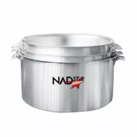 Nadstar8 Aluminium Sufuria 3pcs with Lid & Handle 38-40-42