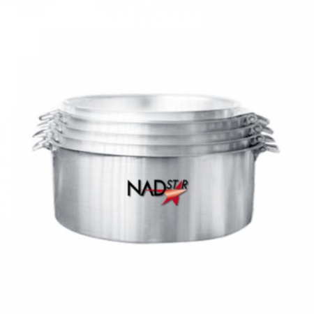 Nadstar8 Aluminium Sufuria 5pcs with Lid & Handle 52-54-56-58-60