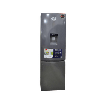 MR UK Refrigerator 2 Doors with Water Dispenser Silver 270L - UK 135 WD